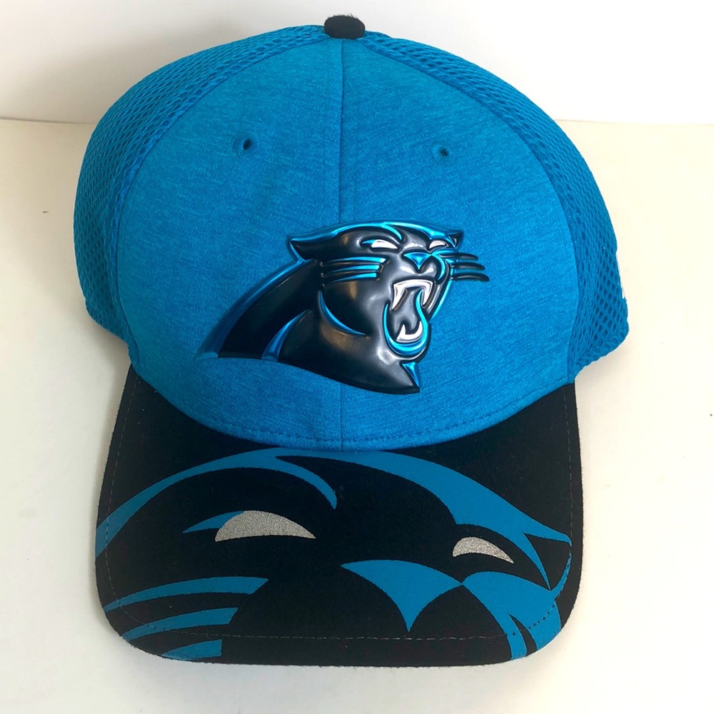Carolina Panthers Turquoise and Black Mesh Snapback Hat